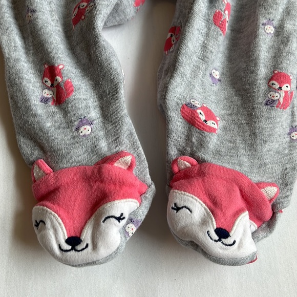 Bundle of 3 Carter's Baby Girl's Footed Pajamas Size 6 Months - Picture 4 of 15